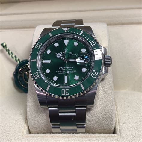 rolex submariner hulk 2018 for sale|Rolex Hulk original price.